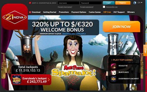 21novaスパム|21 Nova Casino Review .